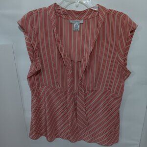 NINE WEST -  WOMEN'S BLOUSE  -  SIZE 16 - SLEEVELESS - MULTICOLOR.